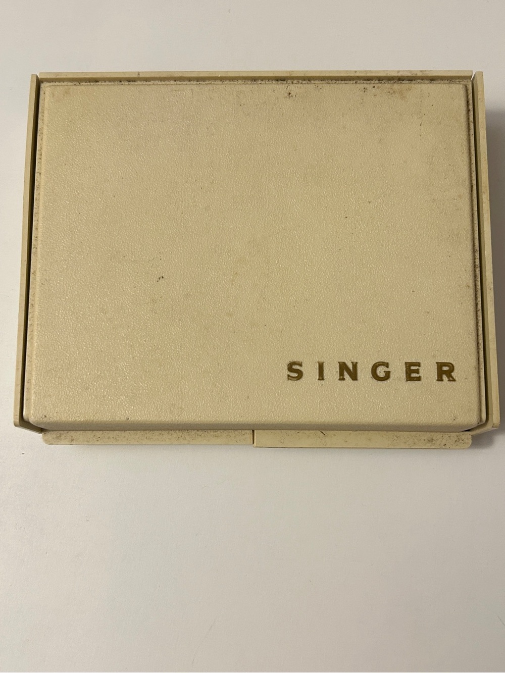 vintage SINGER sewing machine CASE BOX PARTS accessories attachments